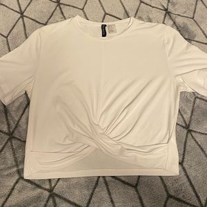 h&m twist front tee